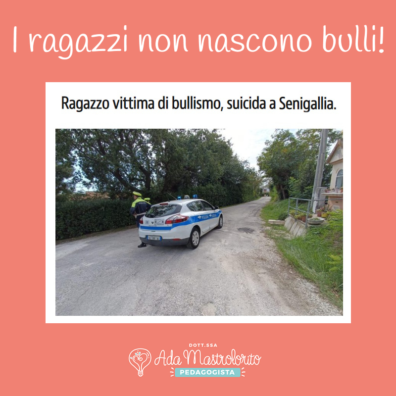 I ragazzi non nascono bulli
