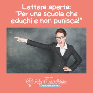 Per una scuola che educhi e non punisca!