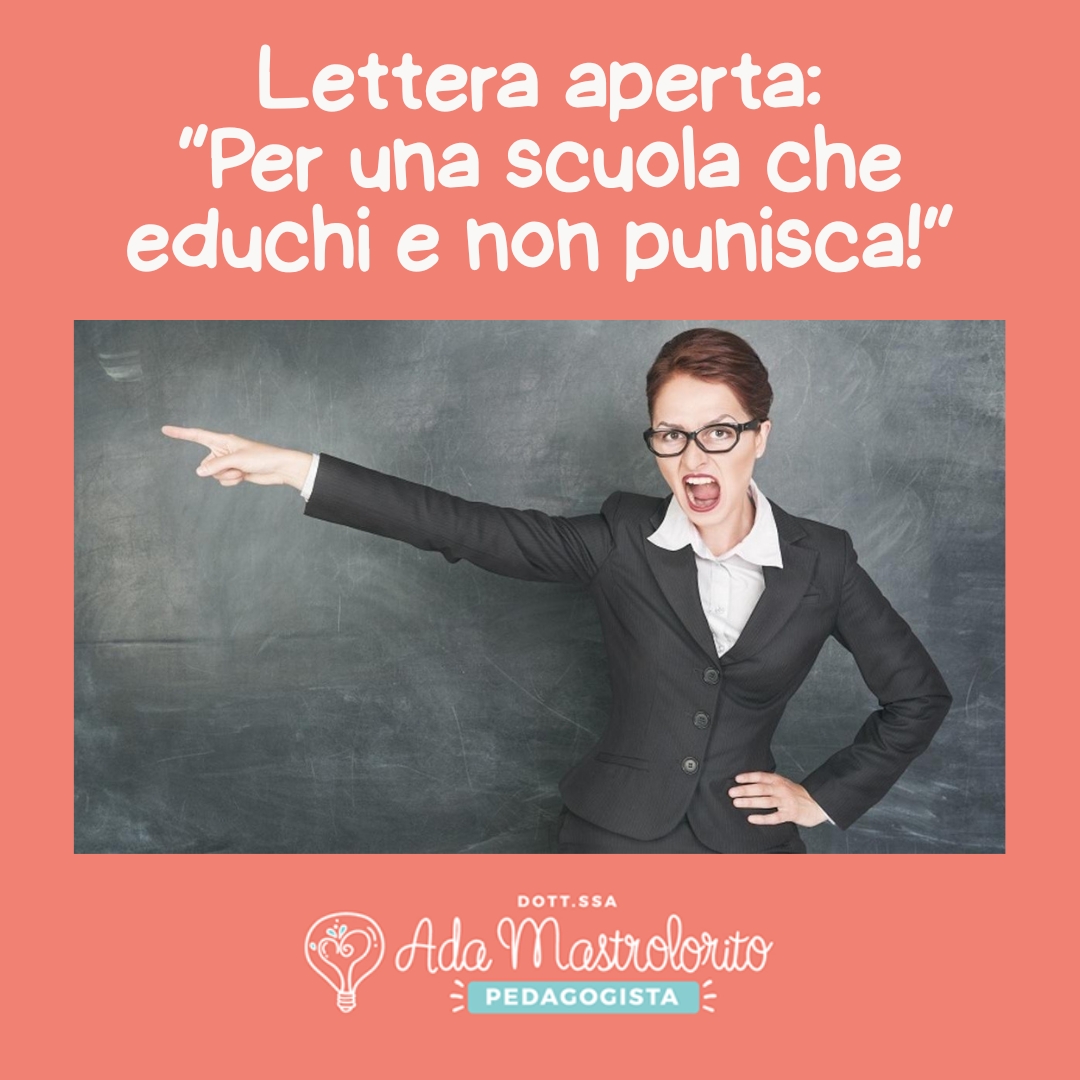 Per una scuola che educhi e non punisca!